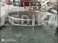 High Performing Save Volume Acrylic Round DJ Platform Stage