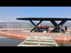 พลาตฟอร์มไฮดรอลิก Rotary Lifting Stage ที่สามารถปรับแต่งได้ สําหรับการใช้งานอุตสาหกรรมต่าง ๆ