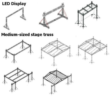 Medium Size Square Aluminum Truss For Goal Post System